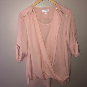 Pink Champagne Calvin Klein shirt